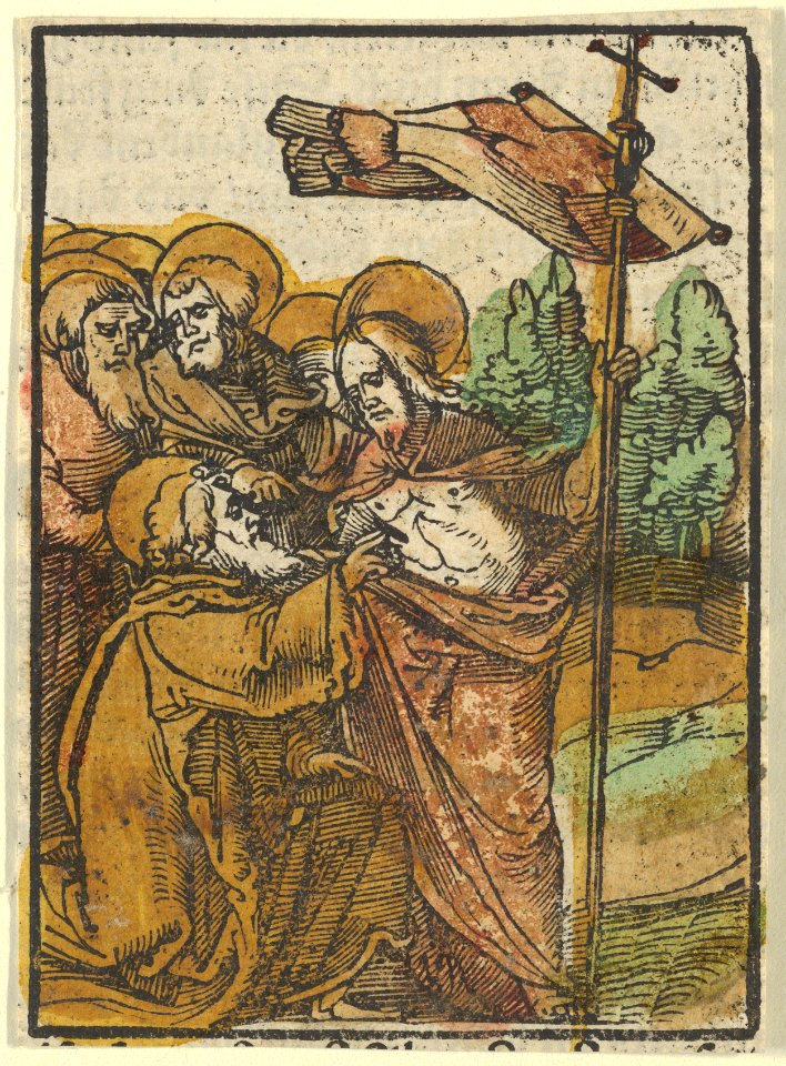 The Incredulity of Thomas, from Das Plenarium MET DP849935
