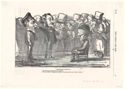 The incomparable somnabulist," from 'Memories of the celebration at St. Cloud,' published in Le Petit Journal pour Rire, September 16, 1865 MET DP877463