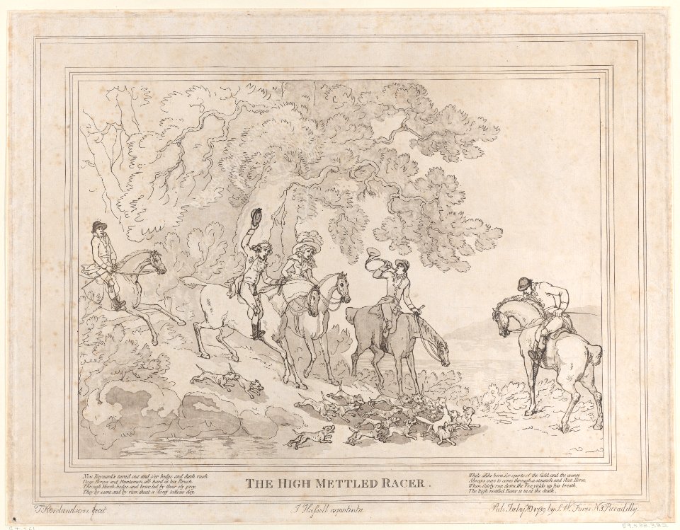 The Hunter (from The Life of a Racehorse, or The High-Mettled Racer) Met DP884386