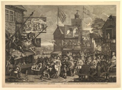 The Humours and Diversions of the Southwark Fair - Les Bizarerries et Les Plaisirs de La Foire de Southwark MET DP824956