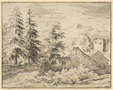 The Man Between the Two Fir Trees MET DP837667