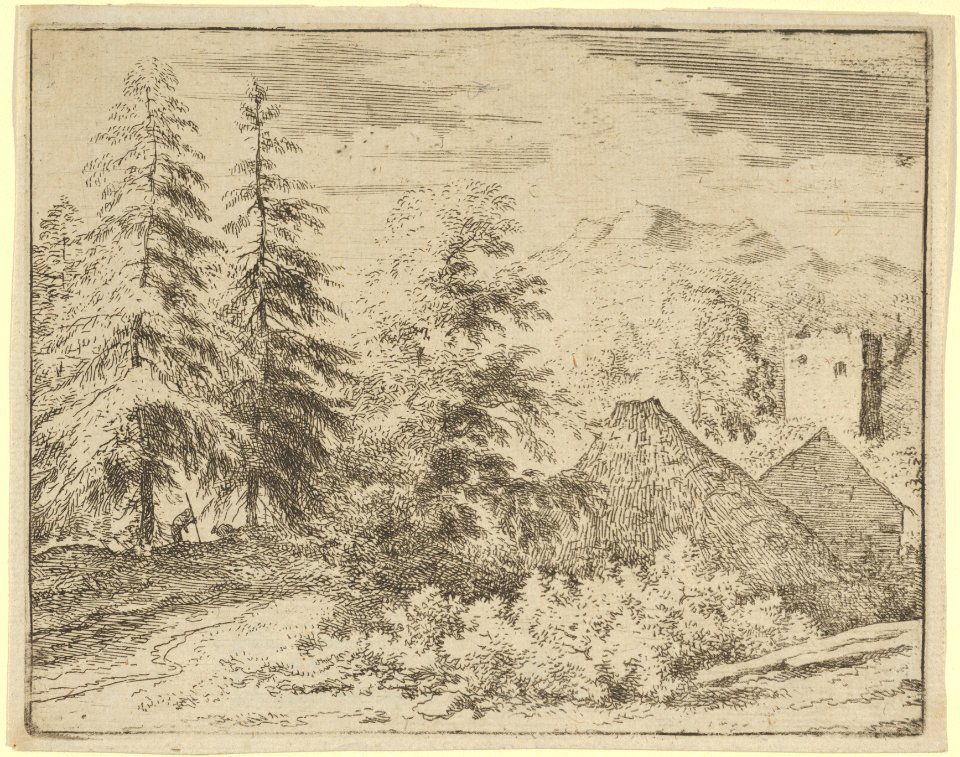 The Man between the Two Fir Trees MET DP837668