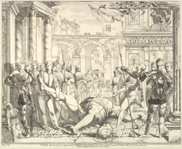 The Martyrdom of Saint Christopher, "Primo Quadro" MET DP821765