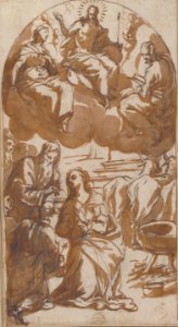 The Martyrdom of Saint Lucy- Her Last Communion before Being Dragged by Oxen MET 80.3.154