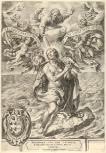 The Martyrdom of Saint Cristina di Bolsena with God the Father above MET DP836940
