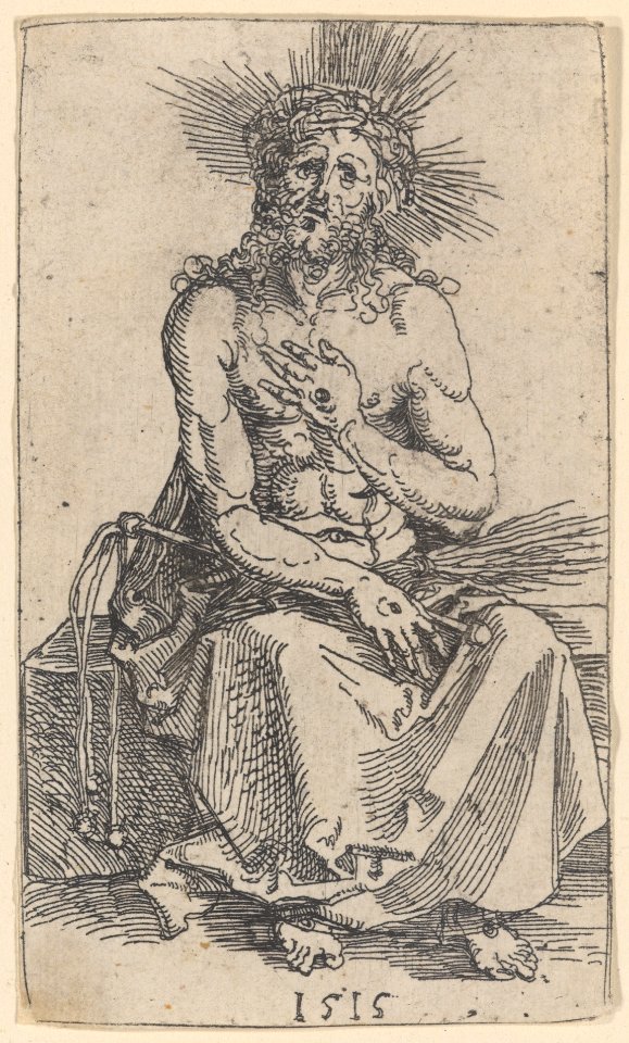 The Man of Sorrows Seated MET DP223664