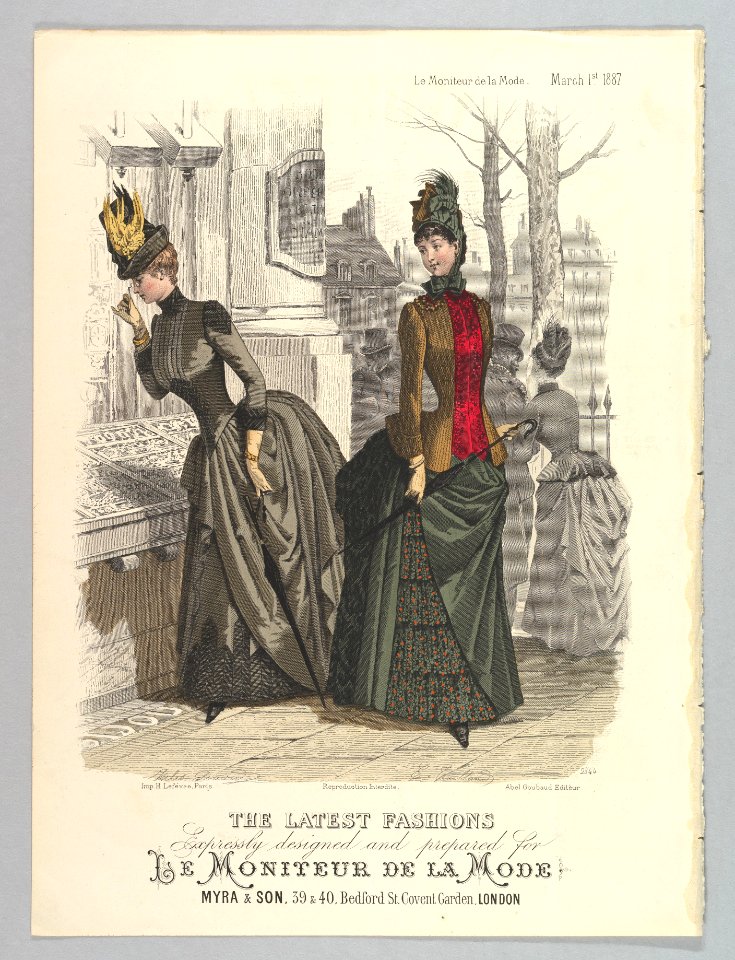 The Latest Fashions, Expressly Designed and Prepared for Le Moniteur de la Mode MET DP819053