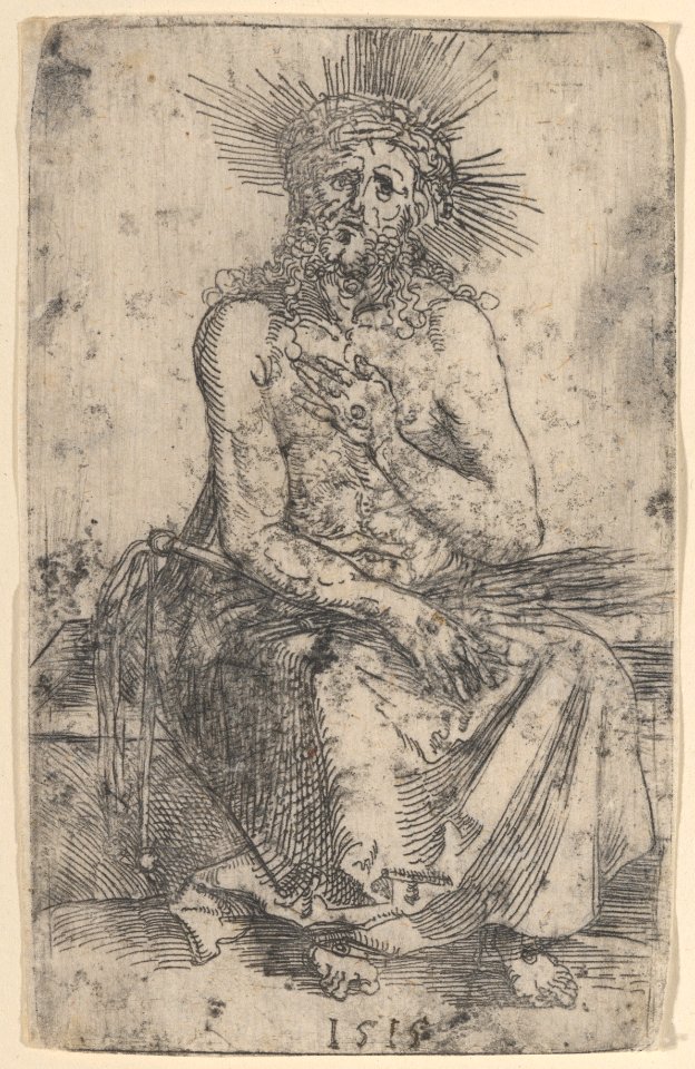 The Man of Sorrows Seated MET DP223666