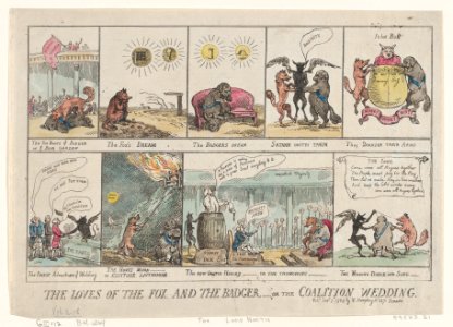 The Loves of the Fox and The Badger, or The Coalition Wedding. MET DP871758