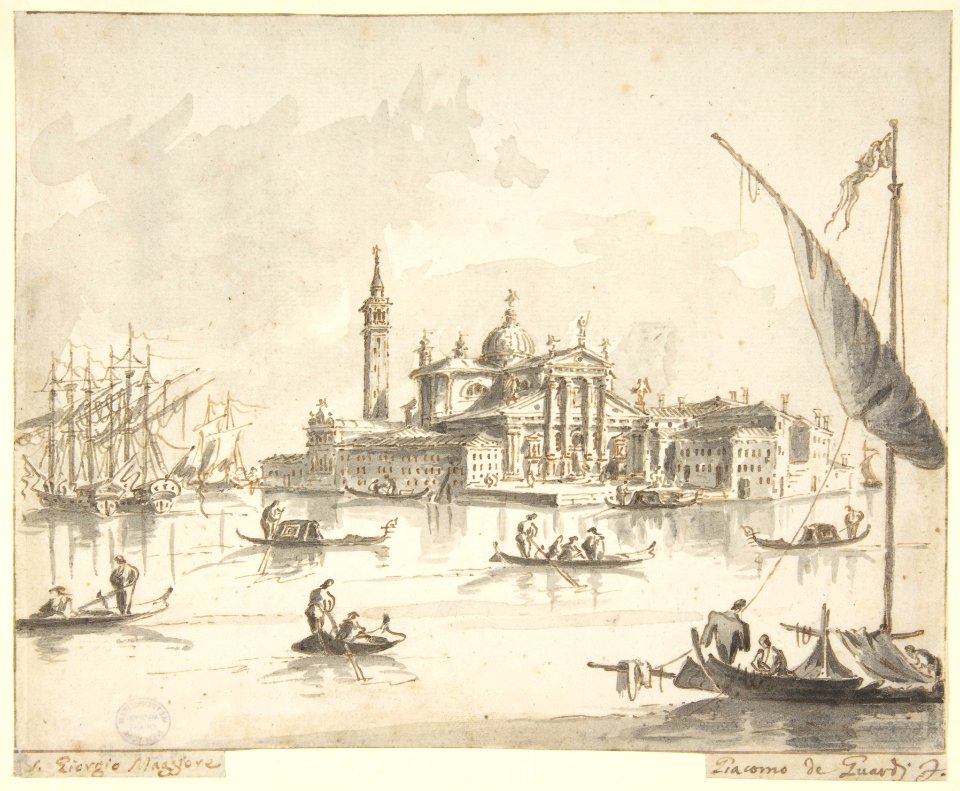The Island of San Giorgio Maggiore, Venice MET DP810099