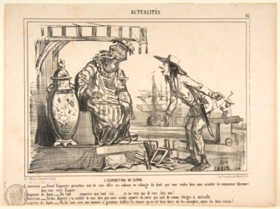 The Japan Expedition, from Actualités, published in Le Charivari MET DP818596