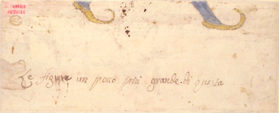 The Island of Anconetta (recto); Two Feet Wearing Pointed Shoes (verso) MET 37.165.84 VERSO