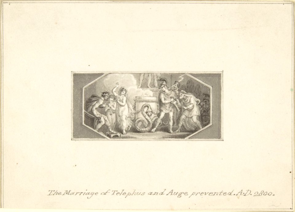 The Marriage of Telephus and Auge prevented MET DP800877