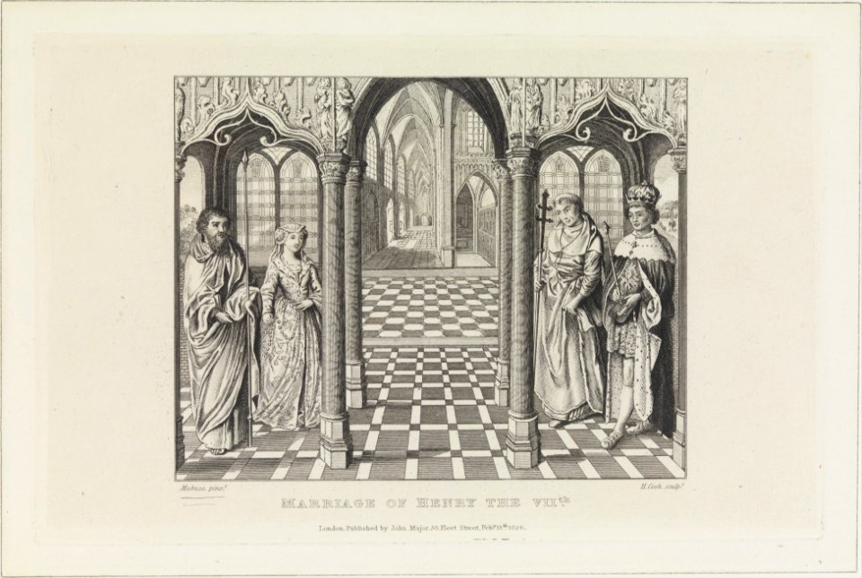The Marriage of Henry the VIIth and Elizabeth of York MET DP238398