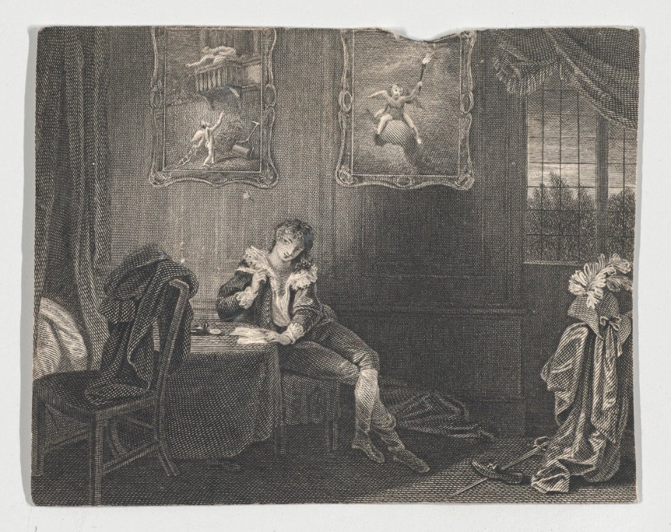 The Lover, from the Seven Ages of Man (Shakespeare, As You Like It, Act 2, scene 7) MET DP870110