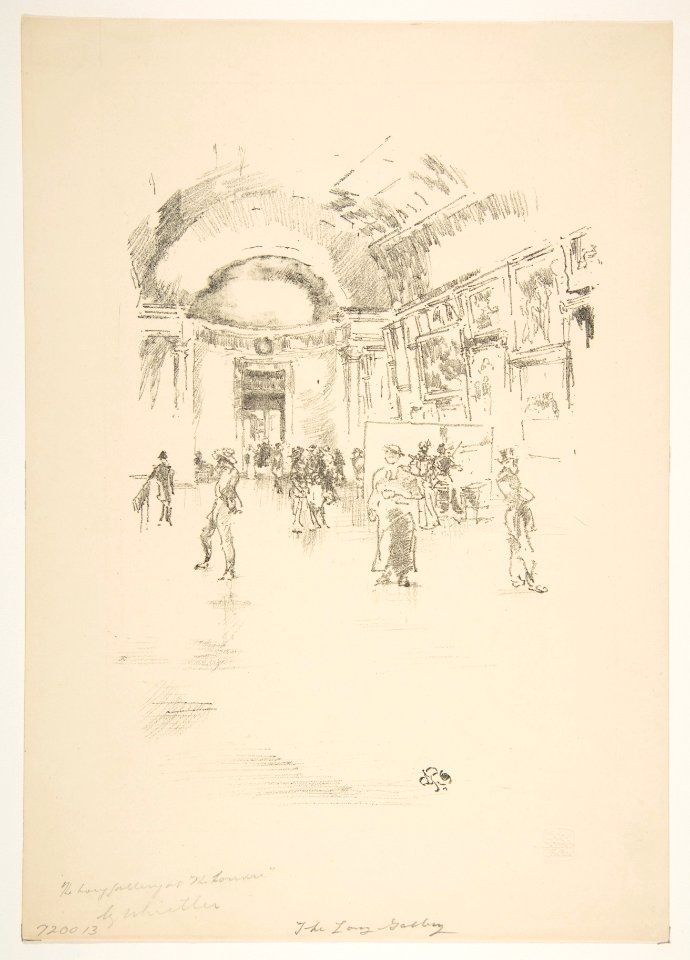 The Long Gallery, Louvre MET DP813903