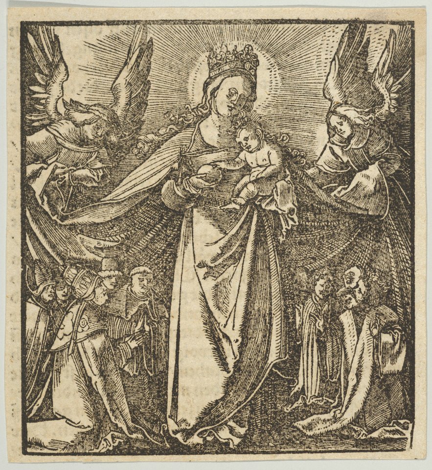 The Madonna of Mercy, from Hymmelwagen auff dem, wer wol lebt... MET DP849946