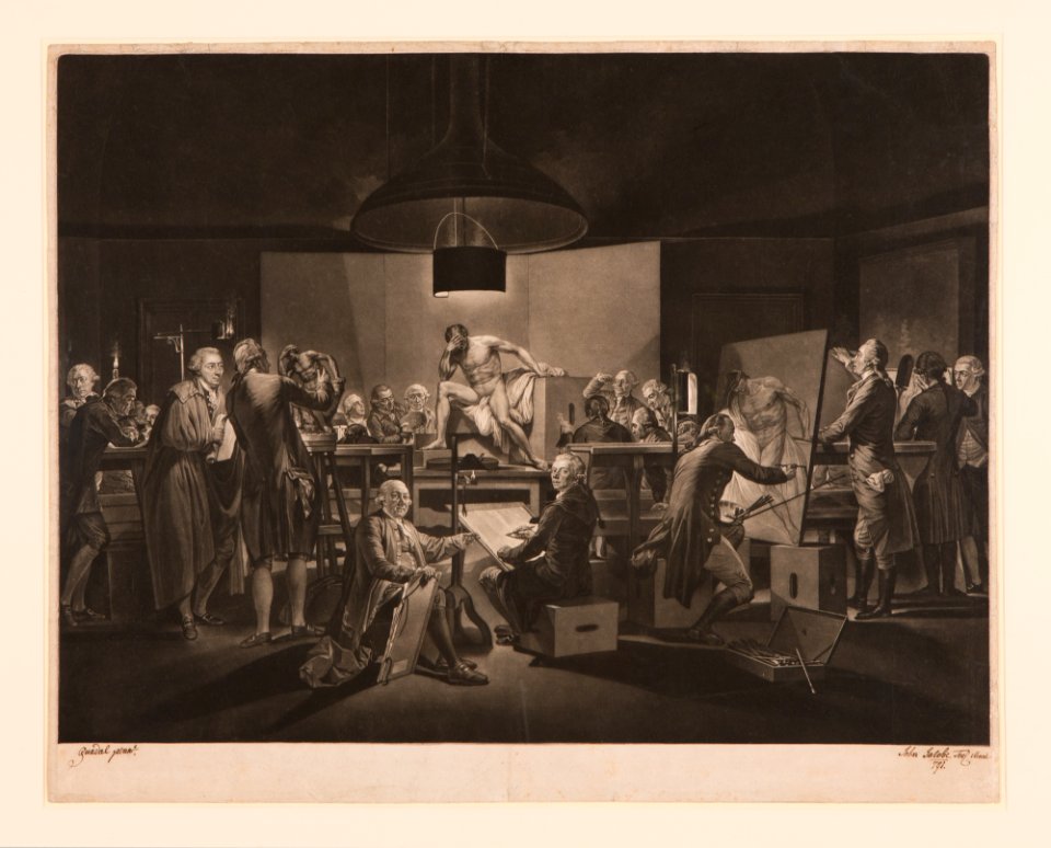 The Life Class of the Vienna Academy MET DP-1390-001