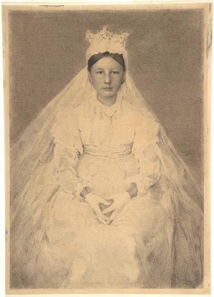 The Little Communicant (La petite communiante) MET DP805161