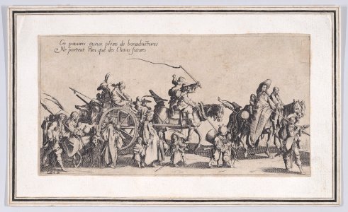 The Gypsies Travelling- The Rear Guard, also called The Departure Met DP890403