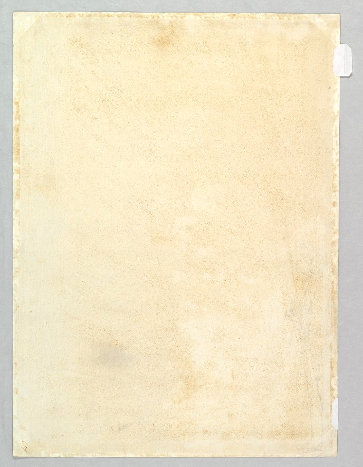 The Harbour of Copenhagen from the Esplanade between Langelinie and Toldboden; verso- Sketch of a Standing Man MET DP819948