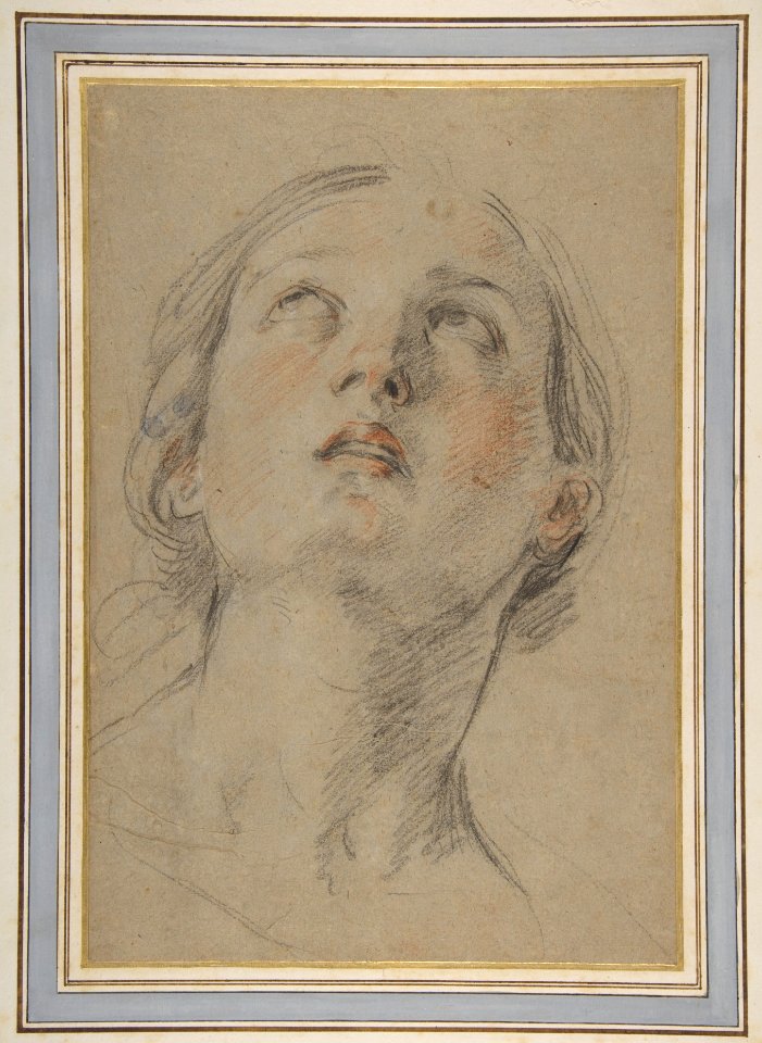 The Head of a Woman Looking Up (Judith). MET DP811356