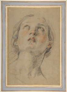 The Head of a Woman Looking Up (Judith). MET DP811356
