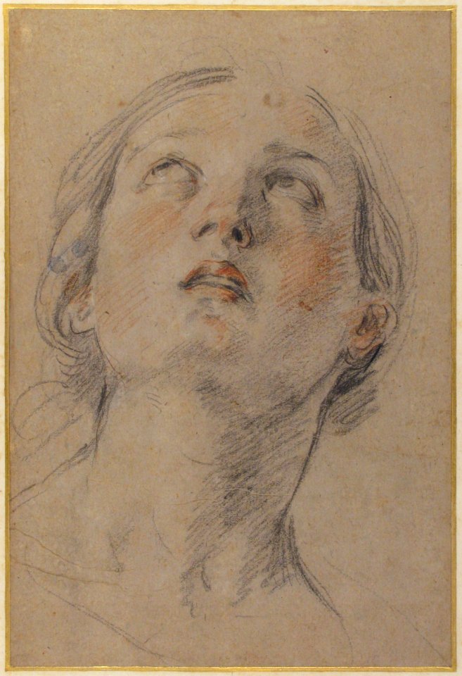 The Head of a Woman Looking Up (Judith). MET 1992.70