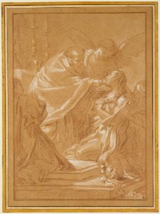 The Last Communion of St. Mary Magdalen, after Benedetto Luti MET DT7845