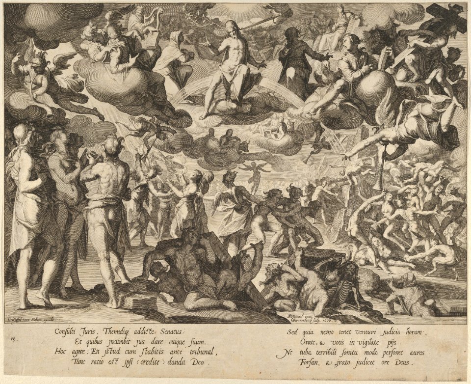 The Last Judgment, from Thronus Justitiae, tredecim pulcherrimus tabulis..., plate 13 MET DP836868