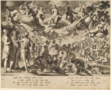The Last Judgment, from Thronus Justitiae, tredecim pulcherrimus tabulis..., plate 13 MET DP836868