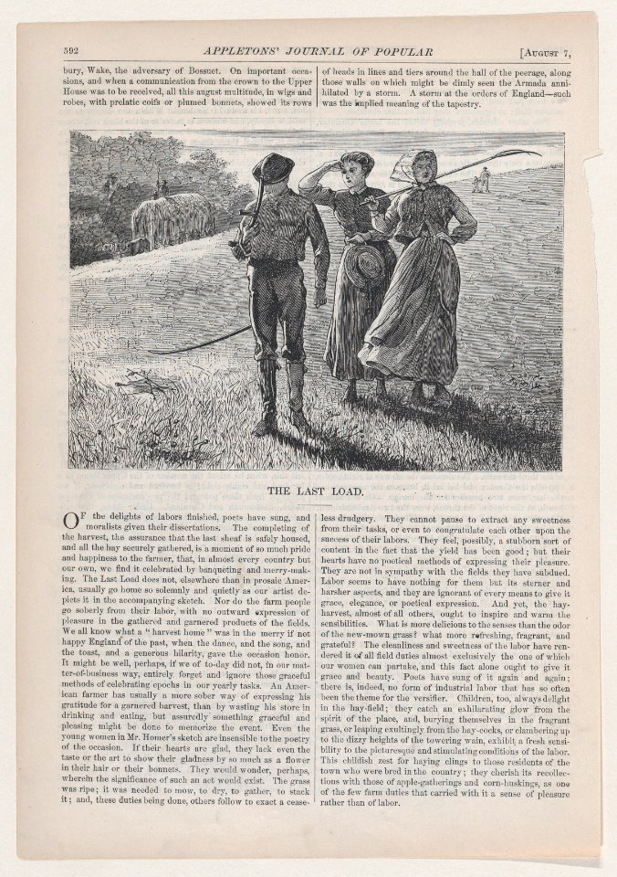 The Last Load (Appleton's Journal, Vol. I) MET DP875270