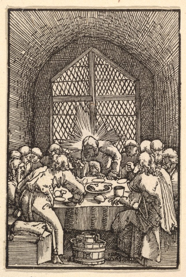 The Last Supper, from The Fall and Salvation of Mankind Through the Life and Passion of Christ MET DP832967