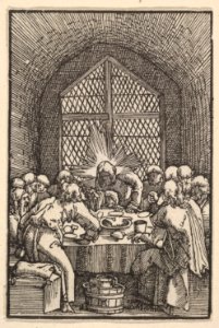 The Last Supper, from The Fall and Salvation of Mankind Through the Life and Passion of Christ MET DP832967
