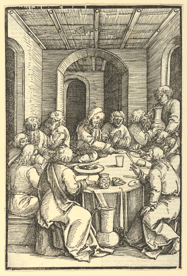 The Last Supper, from Speculum passionis domini nostri Ihesu Christi MET DP848958