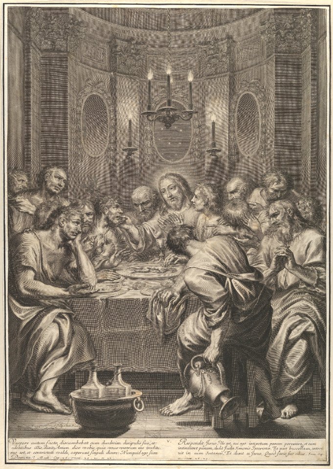 The Last Supper, from The Passion of Christ, plate 5 MET DP835975
