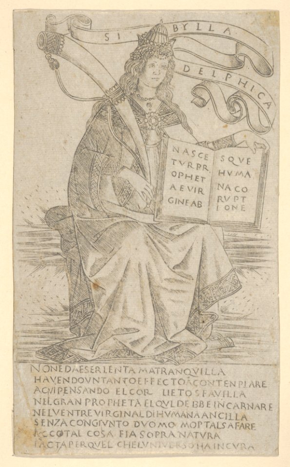 The Delphic Sibyl, from Prophets and Sibyls MET DP833957