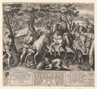 The Deer Hunt of Emperor Frederick I Barbarossa and Ubaldino Ubaldini MET DP873780