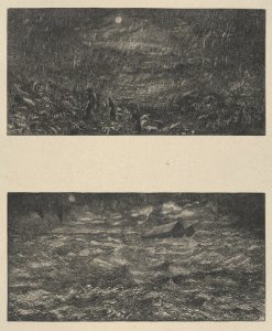 The Deluge–The Ark on the Waters (Dalziels' Bible Gallery) MET DP835846