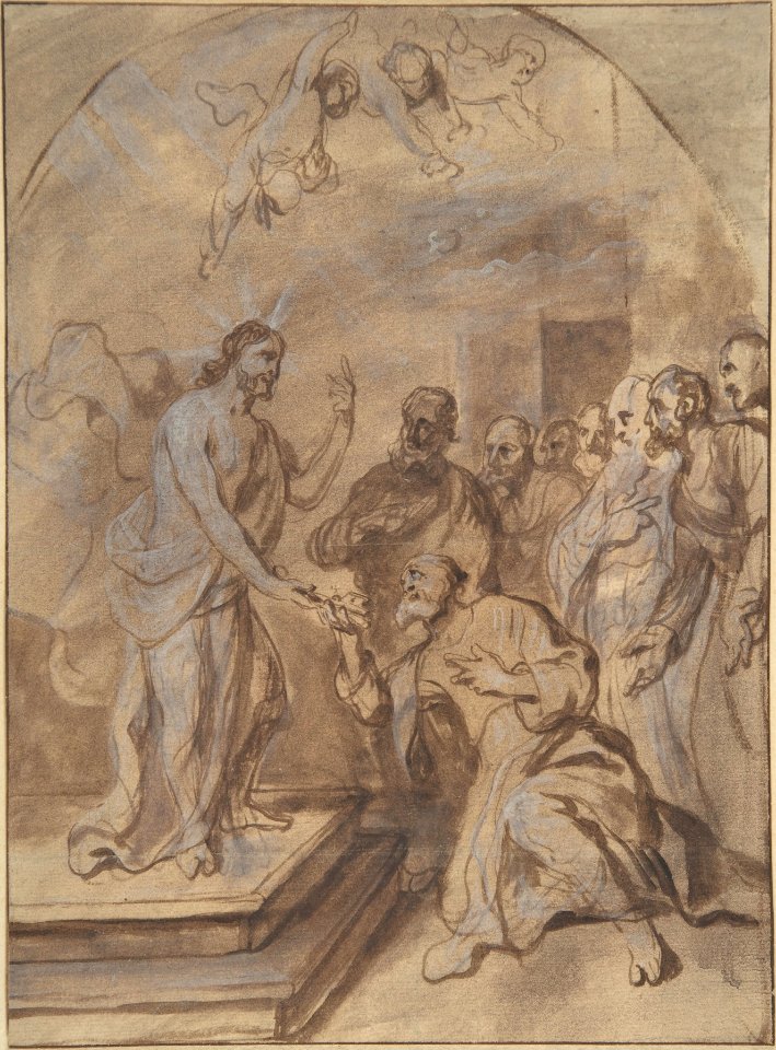 The Delivery of the Keys to Saint Peter MET DP802368