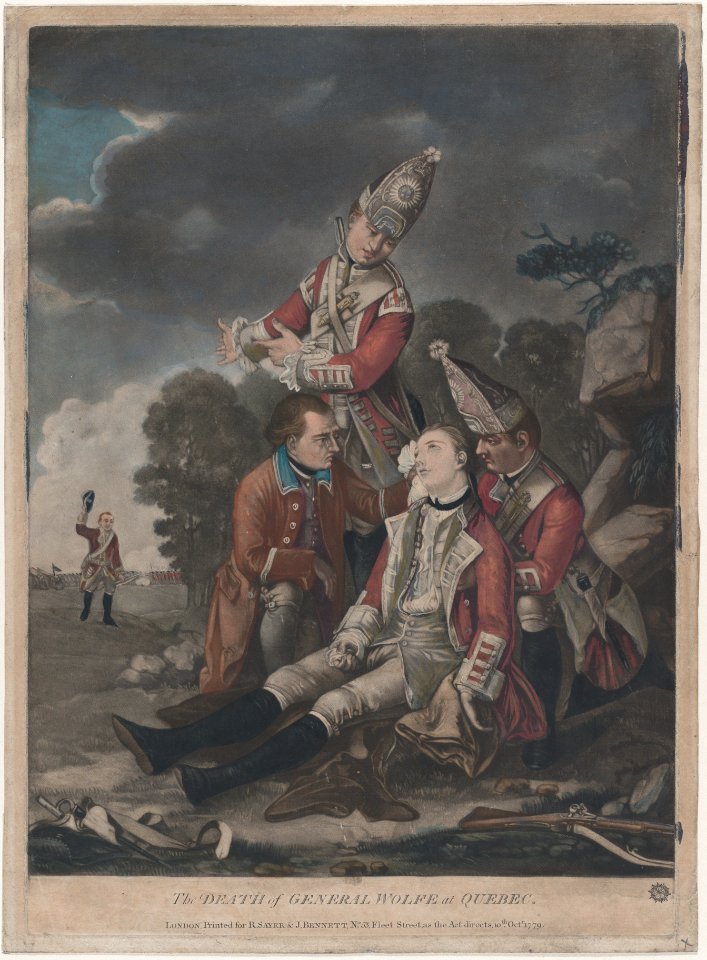 The Death of General Wolfe at Quebec (September, 1759) MET DP876930