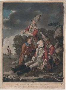 The Death of General Wolfe at Quebec (September, 1759) MET DP876930