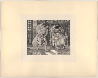 The Death of Eglon (Dalziels' Bible Gallery) MET DP835638