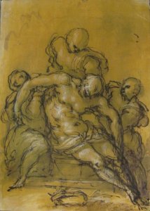 The Dead Christ Supported by Three Figures MET Naldini Pieta 1972.118.261