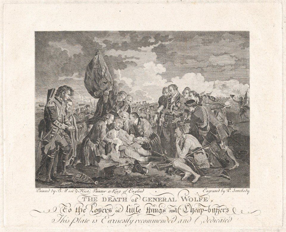 The Death of General Wolfe (September 13, 1759) MET DP876920