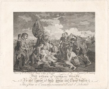 The Death of General Wolfe (September 13, 1759) MET DP876920