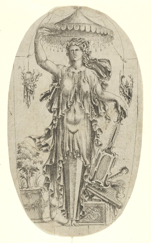 Term in the Form of a Woman with Musical Instrument MET DP855149