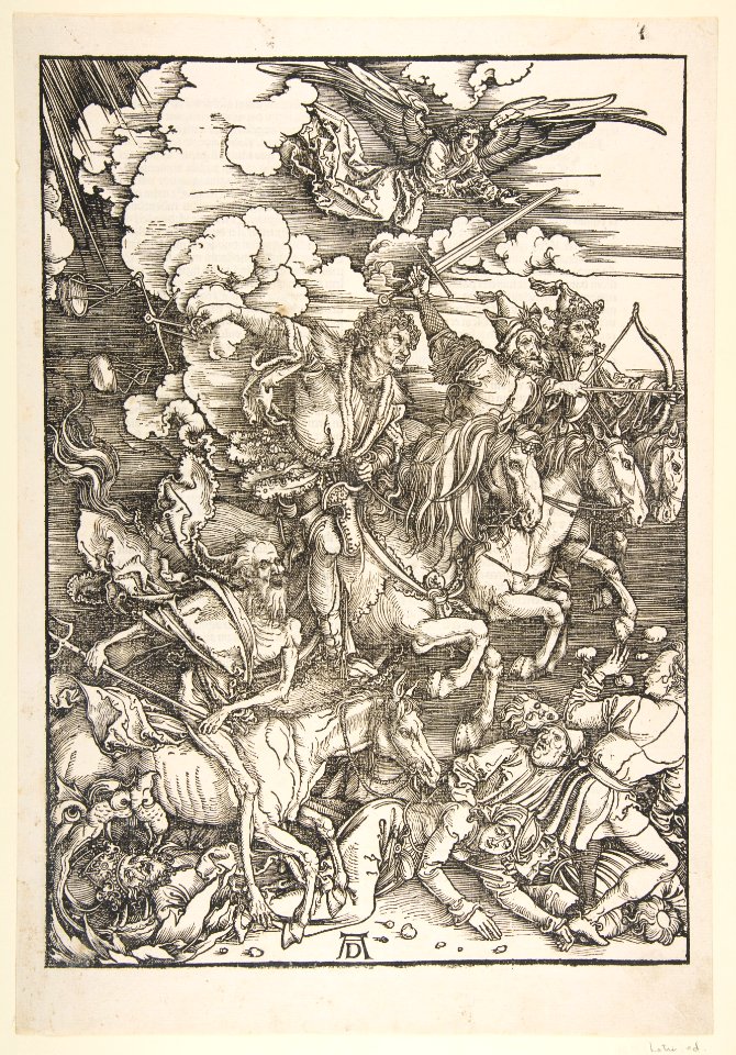 The Four Horsemen, from The Apocalypse, Latin Edition, 1511 MET DP816138
