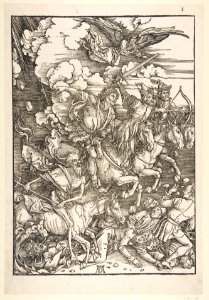 The Four Horsemen, from The Apocalypse, Latin Edition, 1511 MET DP816138