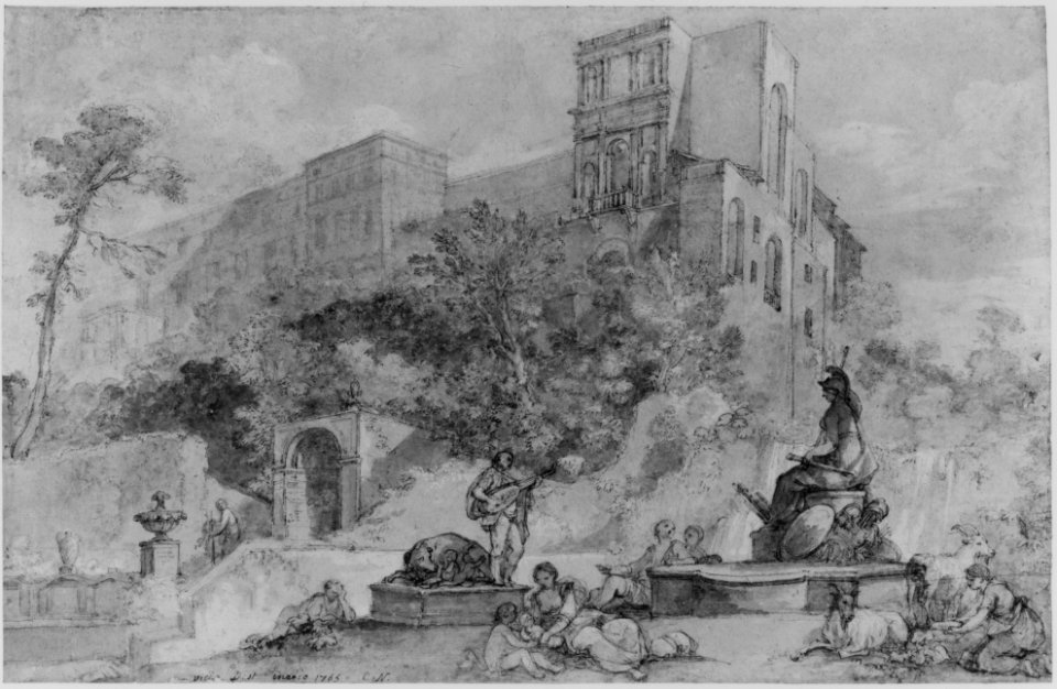 The Fountain of Rome at the Villa d'Este, Tivoli MET 264771